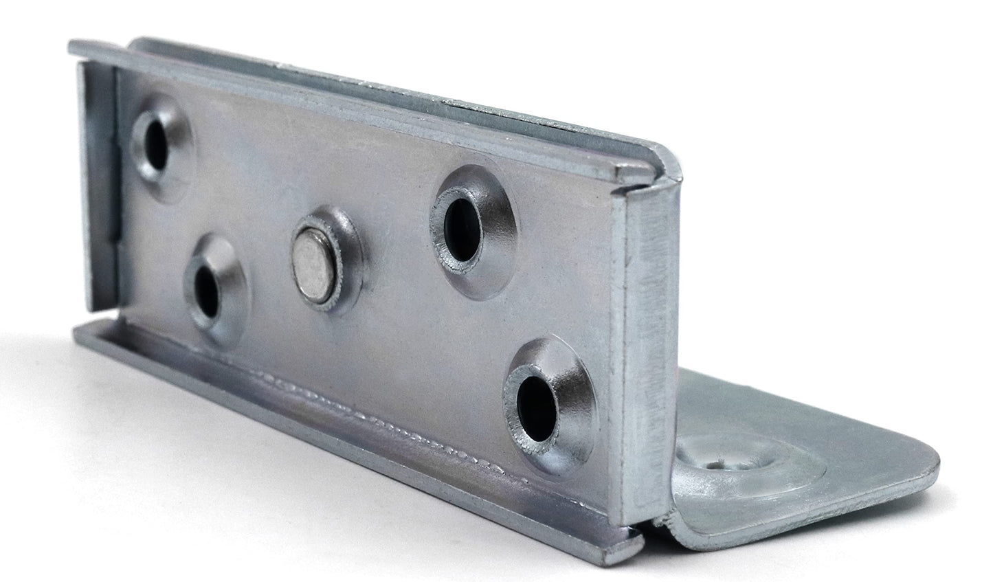 Design61 set of 4 bed fittings, bed connectors, bed fittings for slatted frames, furniture connectors complete set for screwing 90 mm