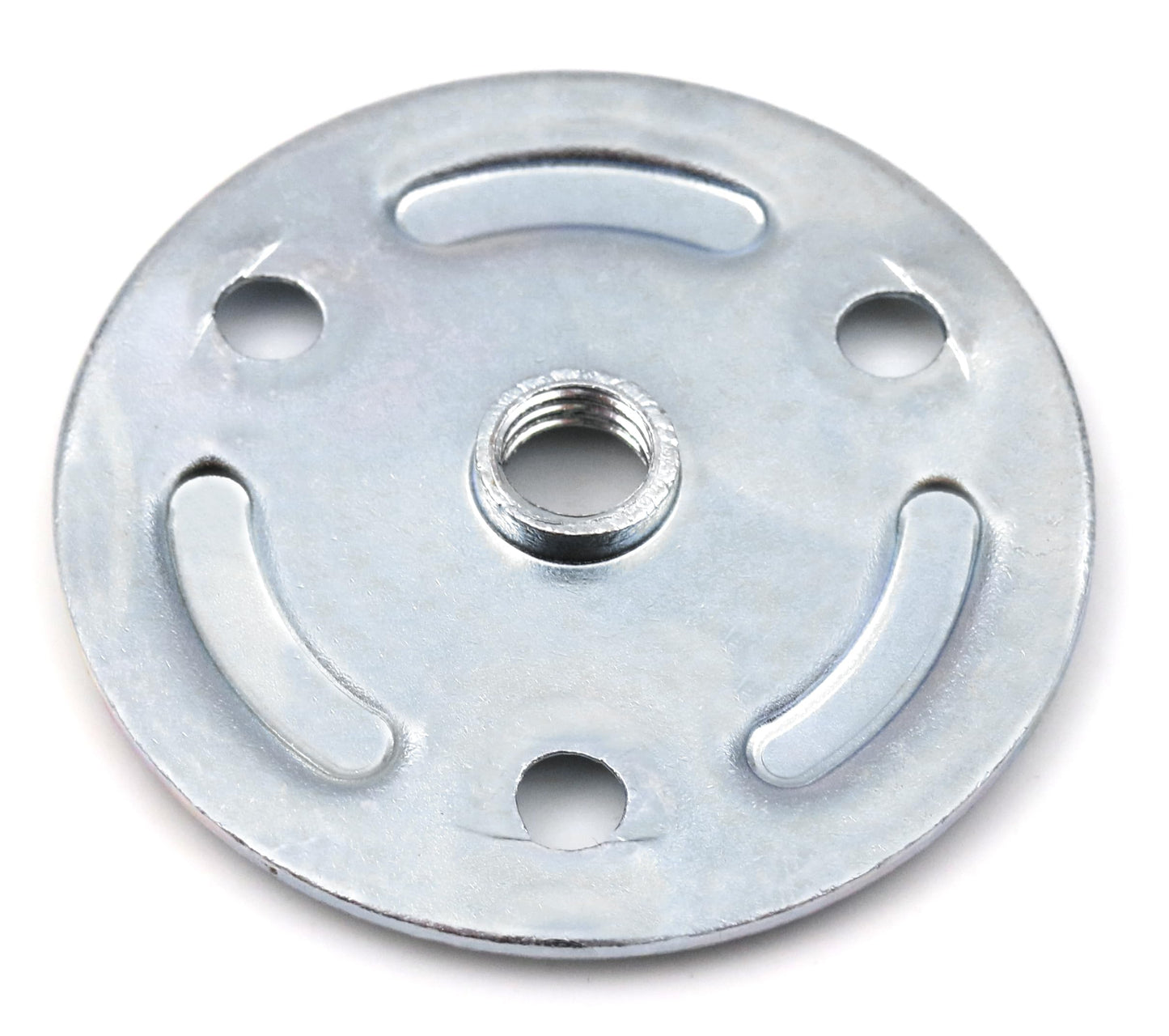 Plaque à visser Design61 4 pièces, ronde 50 mm pour pieds de table, pieds d'armoire, pieds de canapé, pieds de meuble avec filetage M8