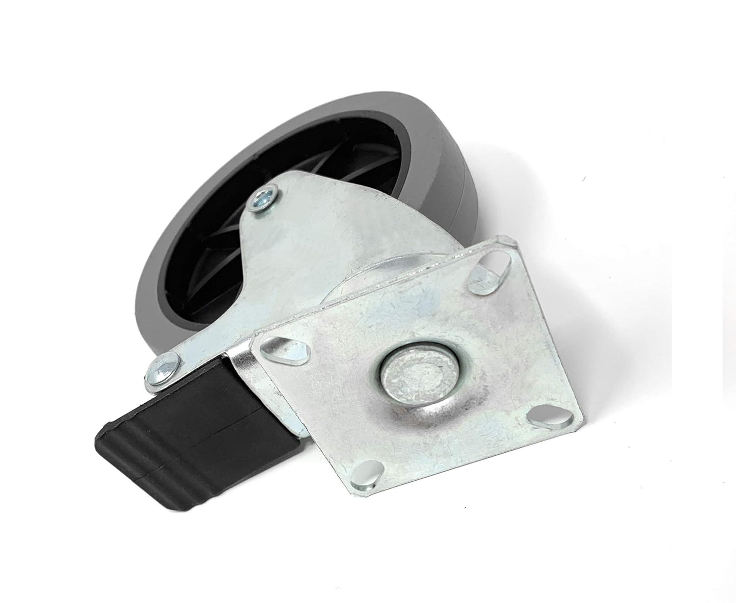 Design61 Lenkrolle Apparaterolle mit Feststeller Ø100 Höhe 125 mm