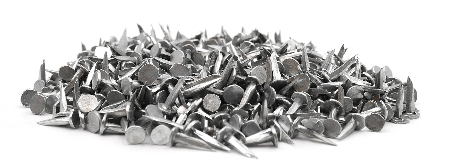 Design61 Feingeschnittene Nägel 10 mm 200g (ca. 630 Stück) verzinkt blau