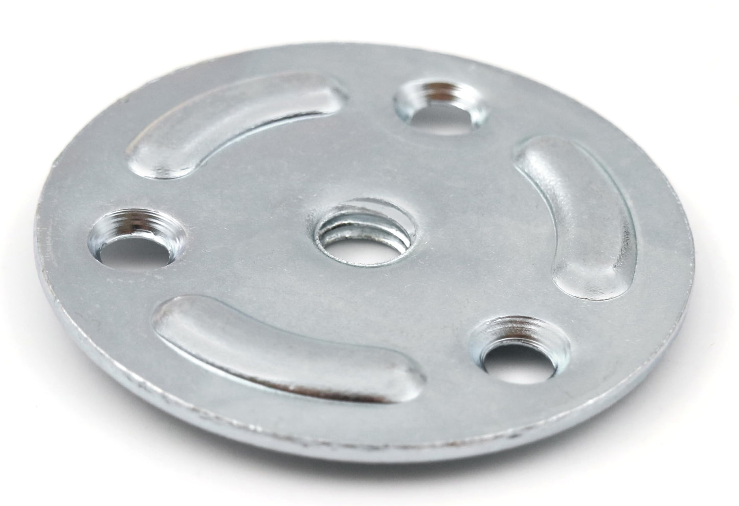 Plaque à visser Design61 4 pièces, ronde 50 mm pour pieds de table, pieds d'armoire, pieds de canapé, pieds de meuble avec filetage M8