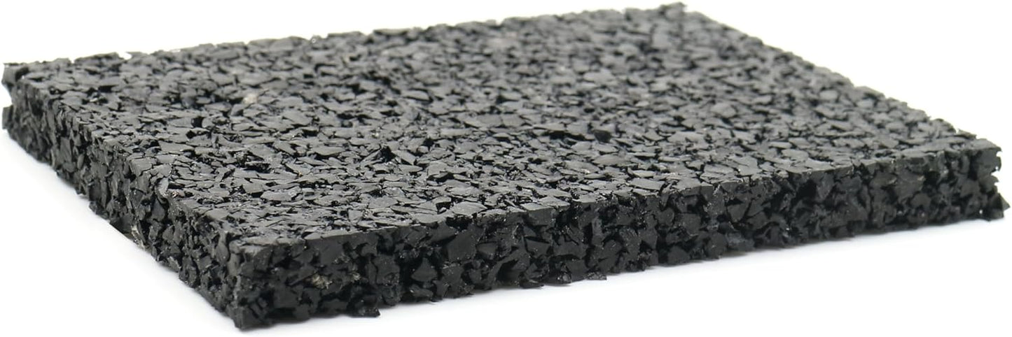 Design61 24 Stück Bautenschutzmatte Terrassenpads Unterlegpads aus Recyceltem EPDM Granulat für Terrassenfliesen Terrassendielen Stelzlager Balkon rutschfest Wetterbeständig 90 x 60 x 8 mm