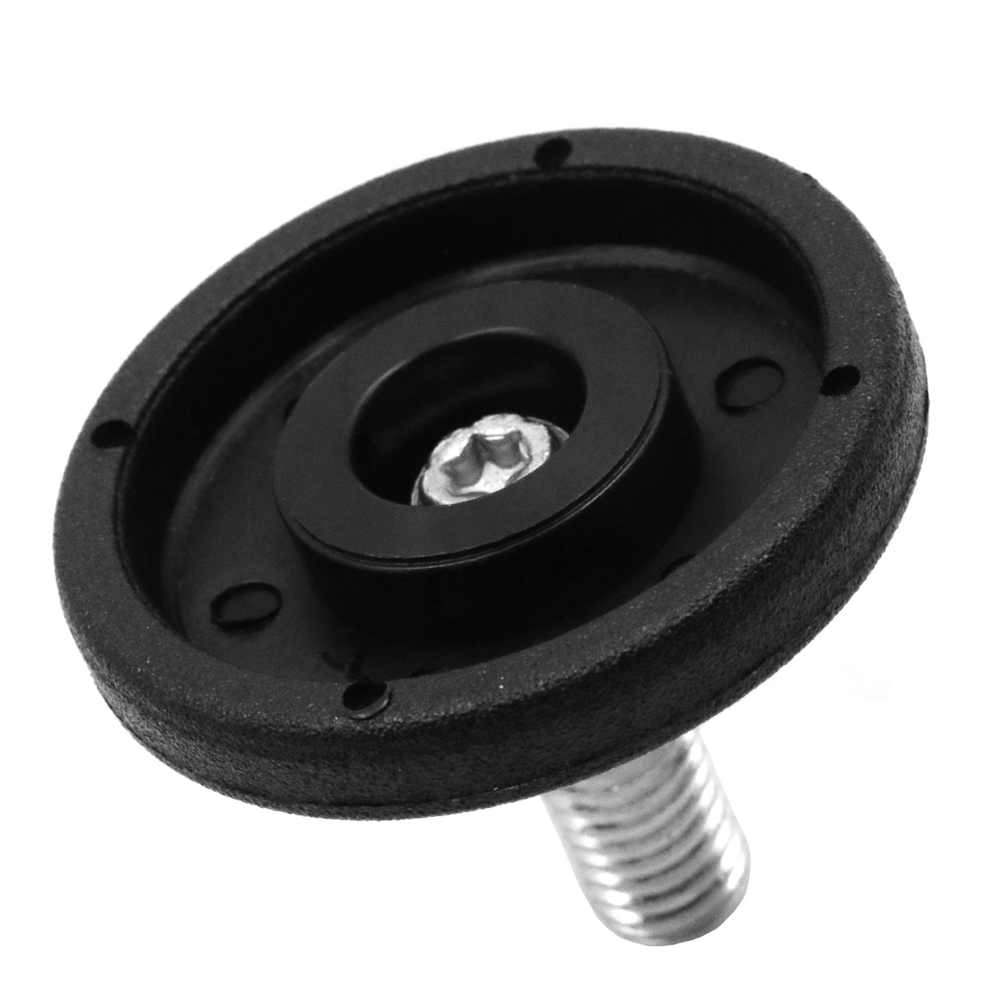 Design61 4X adjusting screw Ø 38 mm with galvanized adjusting screw M8 x 20mm (foot rotatable)