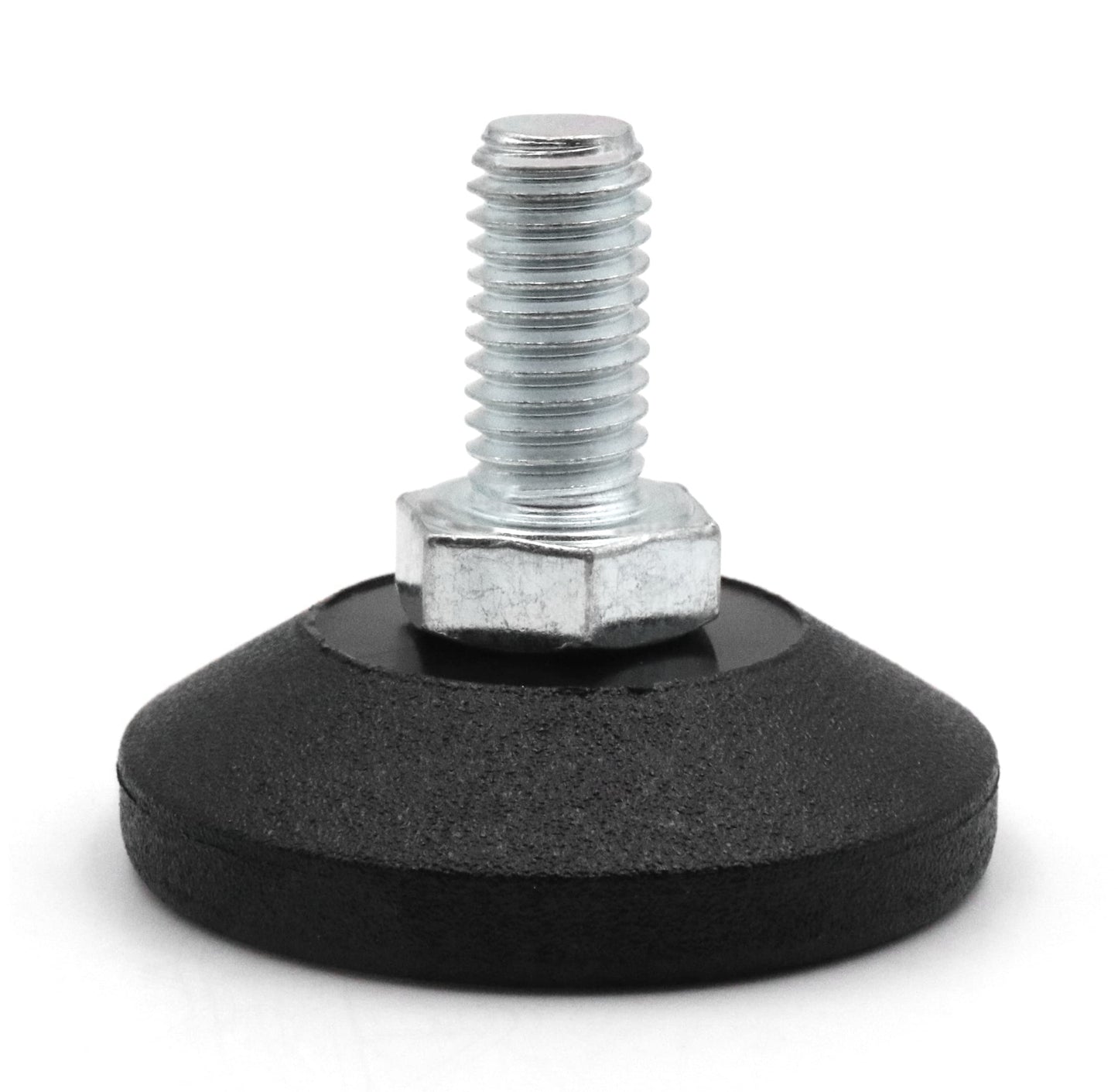 Design61 4X adjusting screw Ø 38 mm with galvanized adjusting screw M8 x 20mm (foot rotatable)
