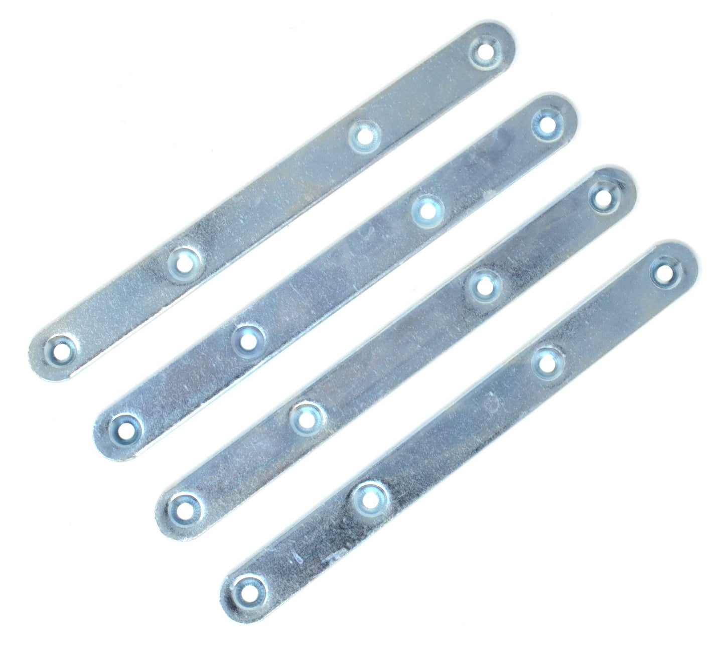 Design61 Set of 4 perforated plate fixing plate flat connector metal connector wood connector connecting plate