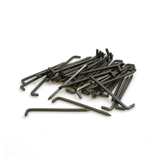 Design61 50x crochets de support crochets en acier fil carré Ø 2 x L 20 mm en fer