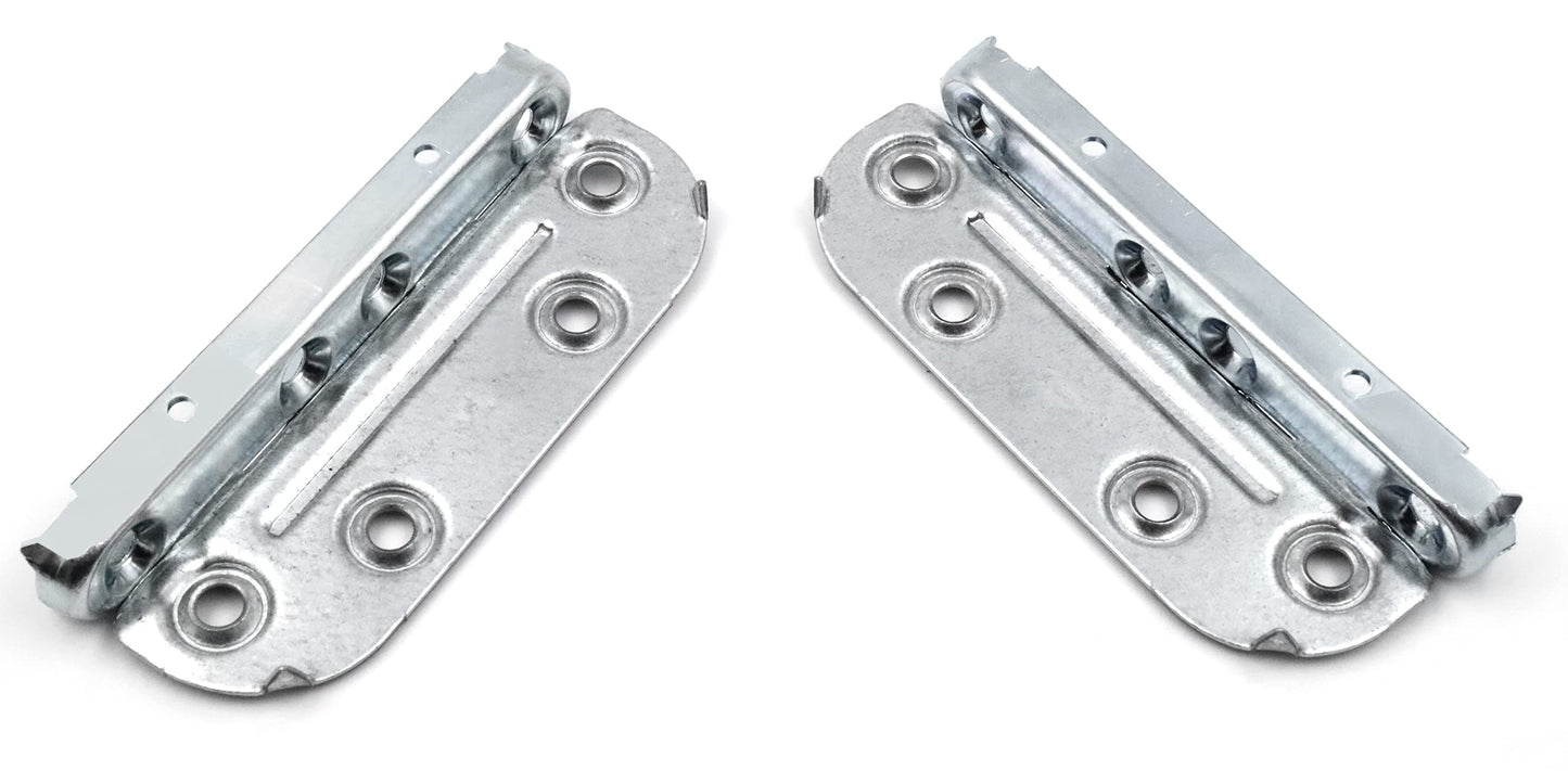 Design61 set of 4 bed fittings, bed connectors, bed fittings for slatted frames, furniture connectors complete set for screwing 100mm