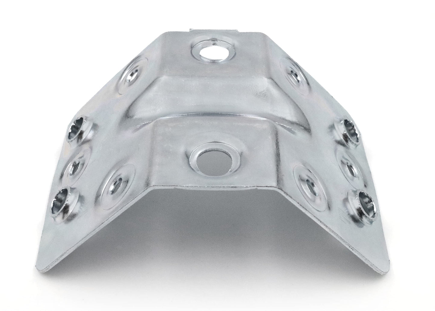 Design61 lot de 4 équerres pour pieds de table, acier 100 mm x 70 mm