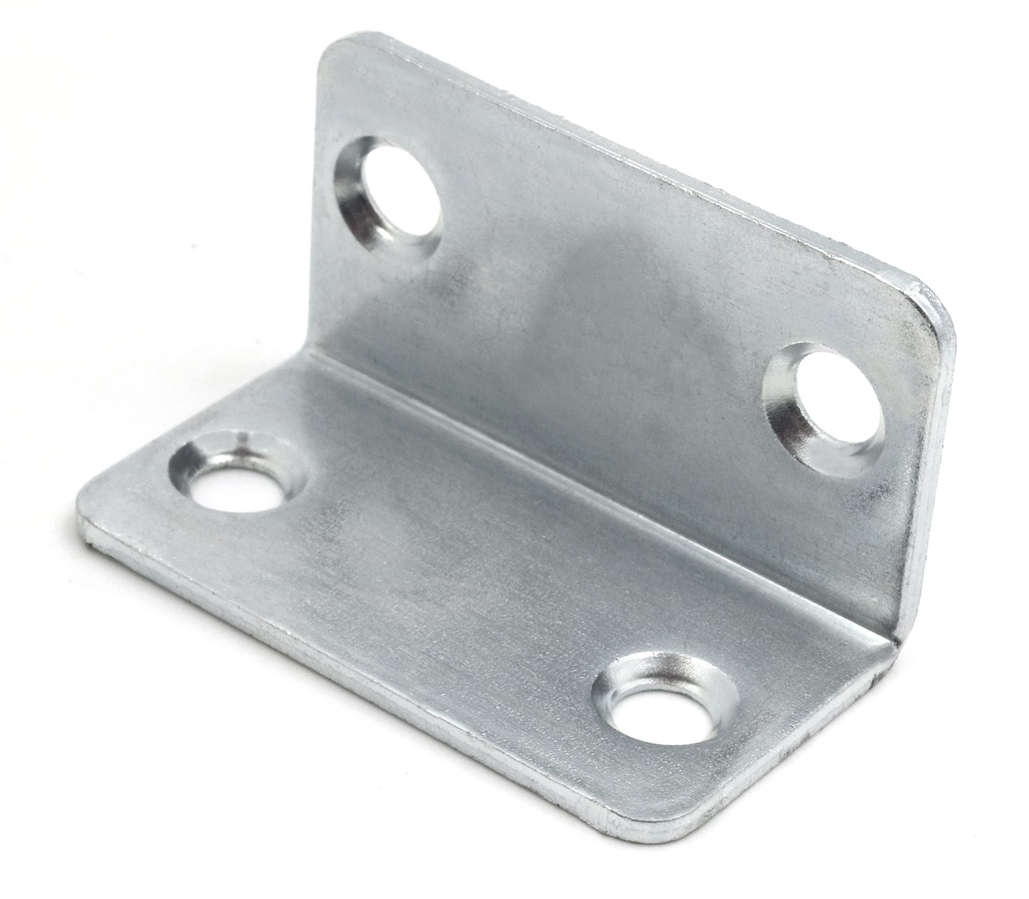 Design61 Set of 5 Angle Connectors Wood Connectors Perforated Plate Angle Corner Angle Steel Galvanized 25mm x 25mm