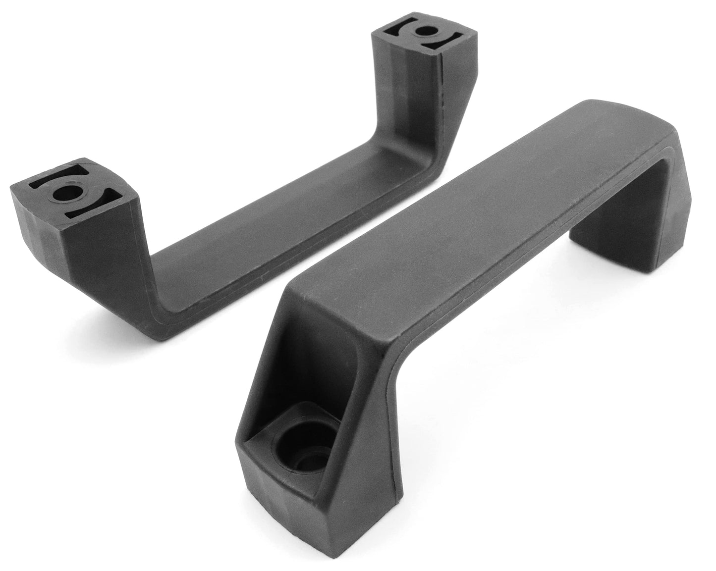 Design61 Bow Handle Set of 2 Handles Furniture Handle Made of Plastic 136 mm in Black