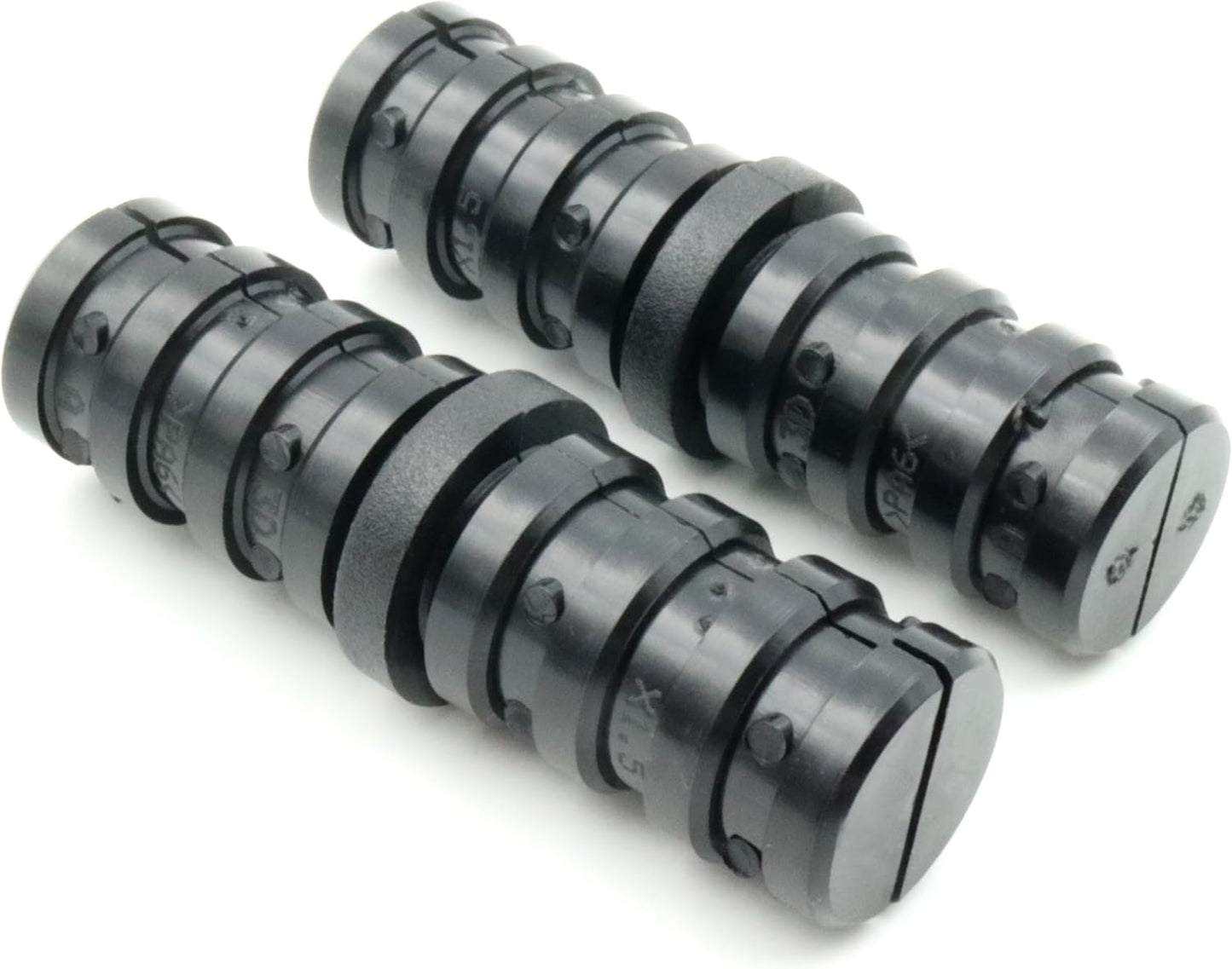 Design61 2x 2-Wege Steckverbinder Rohrverbinder für Rundrohre 25 x 1,5 mm