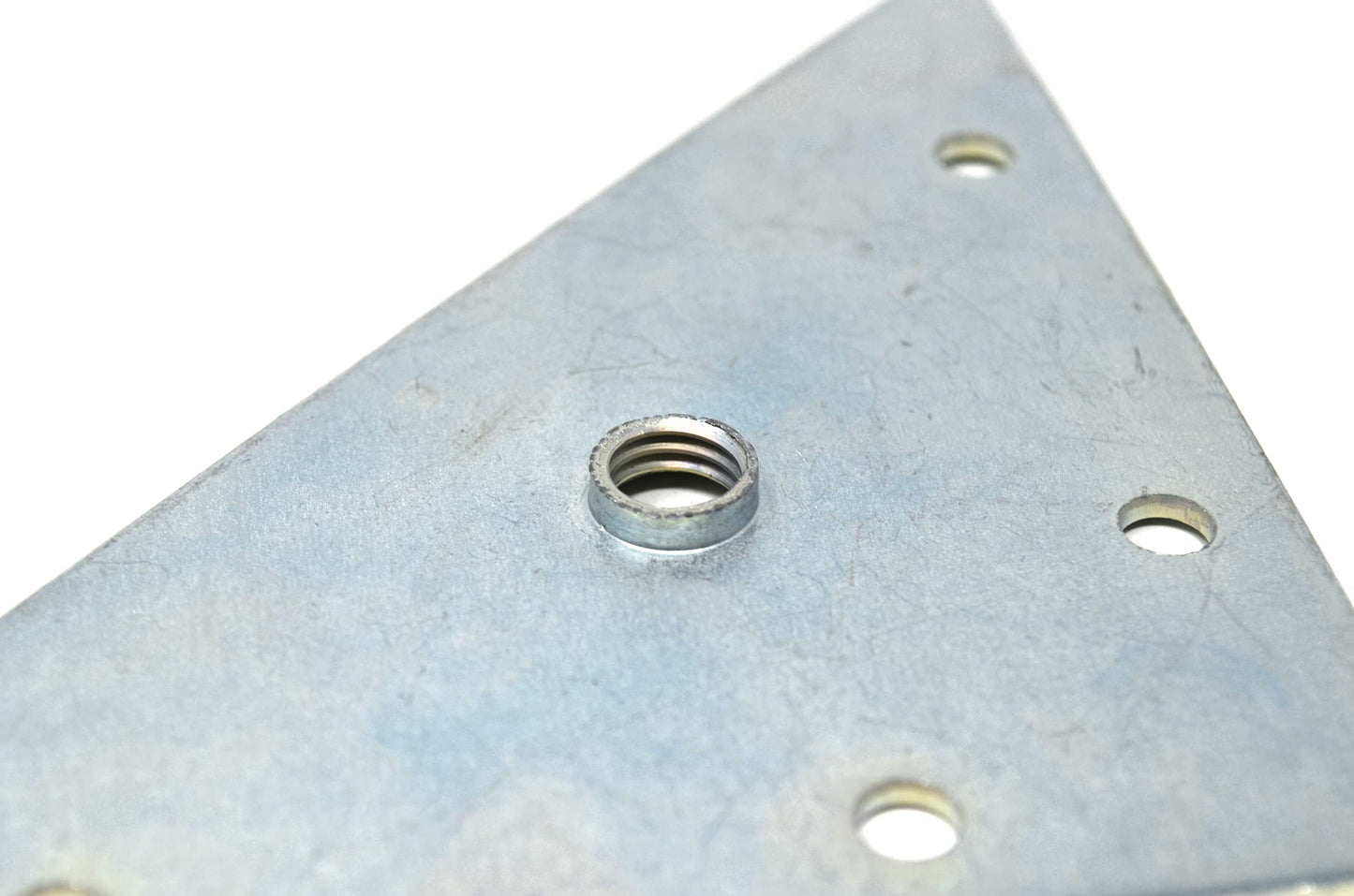 Design61 4er Set Montageplatte Anschraubplatte 117x117 mm für Möbelfüße mit M10 Gewinde