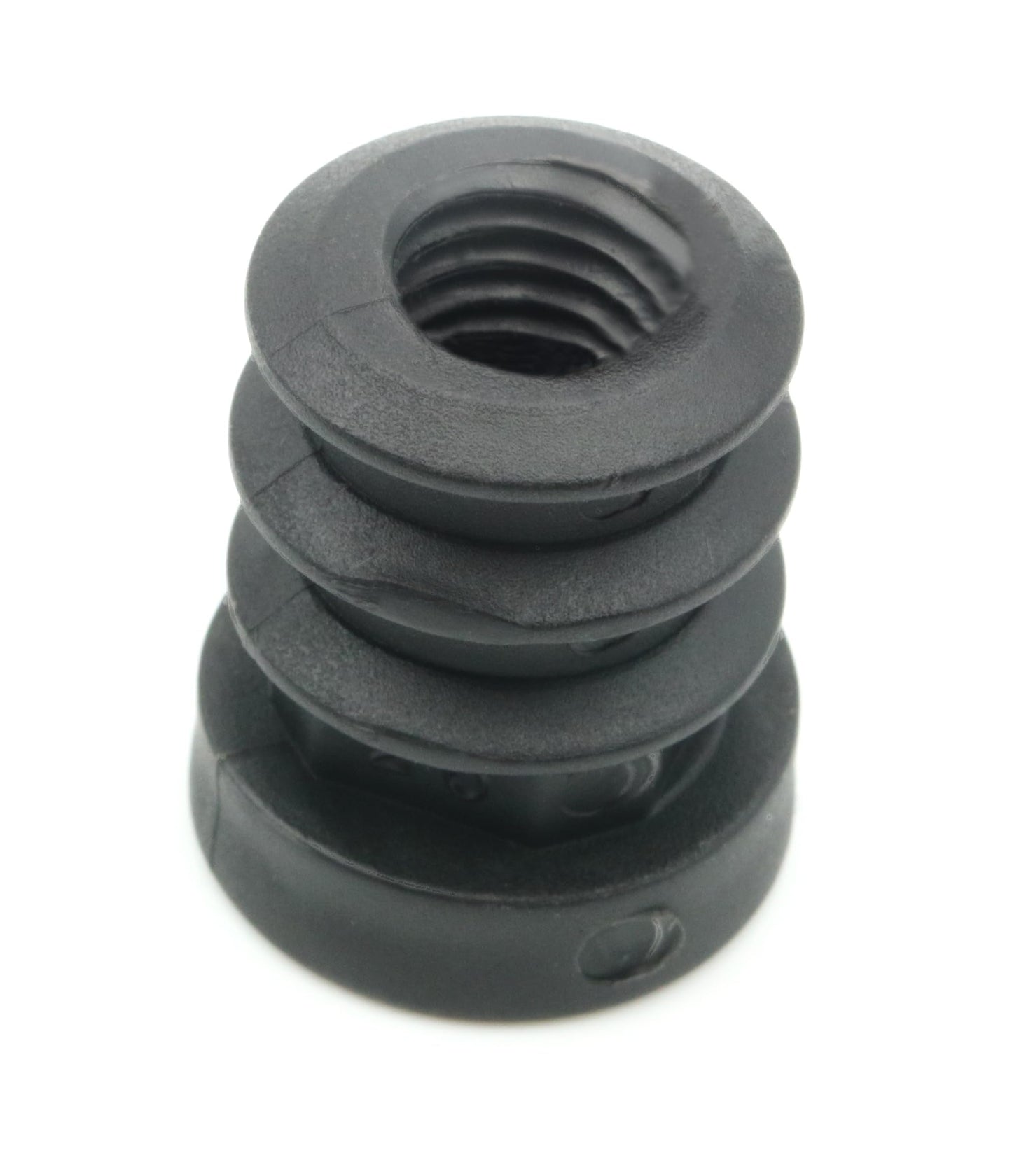 Design61 4X Gewindestopfen aus Polypropylen für Rundrohr mit gespritztem Kunststoffgewinde mit M10 Innengewinde (Ø28 mm 1-1,5 M10)