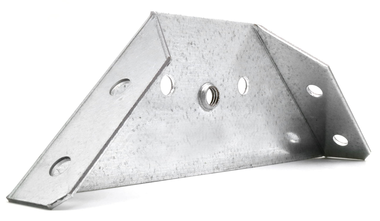 Design61 4x Corner Connector Angle Fitting Bed Fitting Triangular with M8 Thread