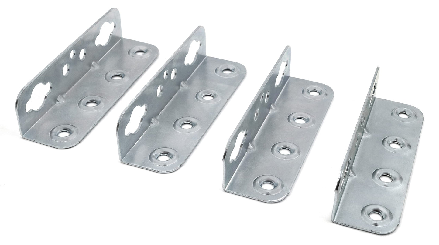 Design61 4X bed connector bed angle bed fittings angle connection fitting height adjustable 98 mm