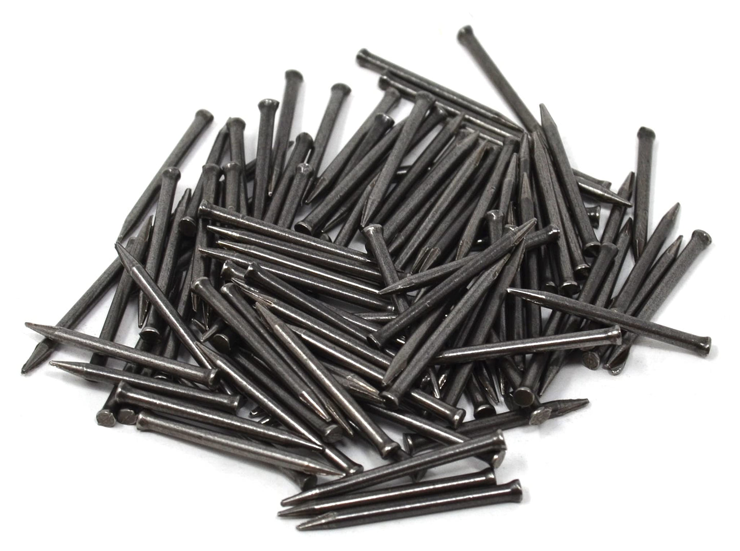 Design61 steel pins steel nails skirting board pins nail 1.5 x 20 mm flat head 100 pieces