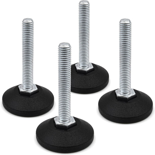 Vis de réglage Design61 4X Ø 38 mm avec vis de réglage galvanisée M8 x 100 mm (base rotative)