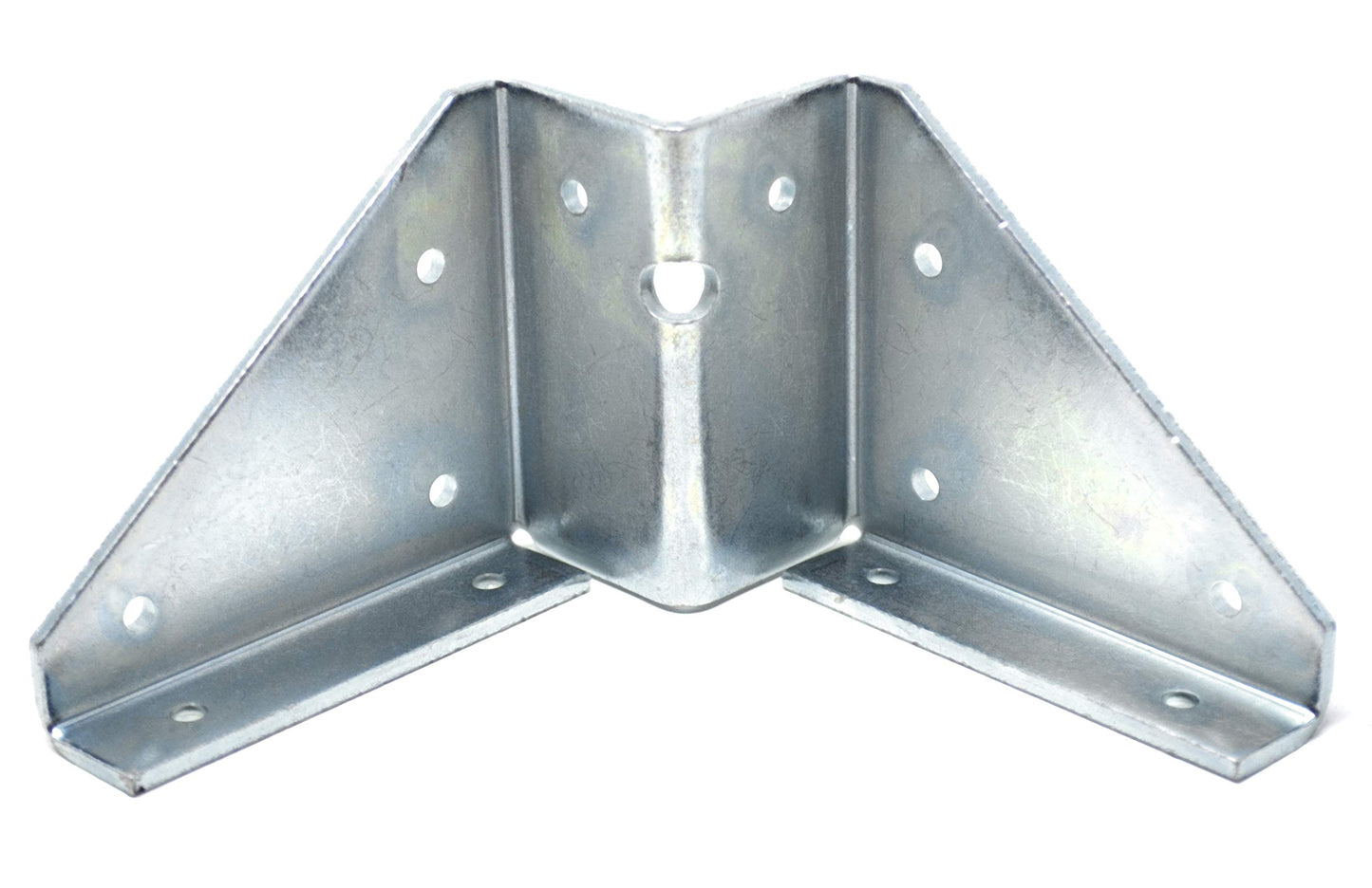 Design61 4er Set Winkelbeschlag Tischbein Tischbeschlag Stahl 123 x 123 mm