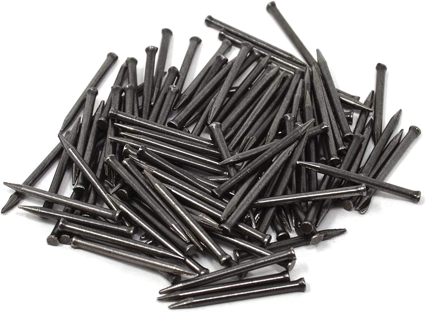 Clous en acier Design61, clous pour plinthes, 1,5 x 25 mm, tête plate, tête fraisée, 100 pièces