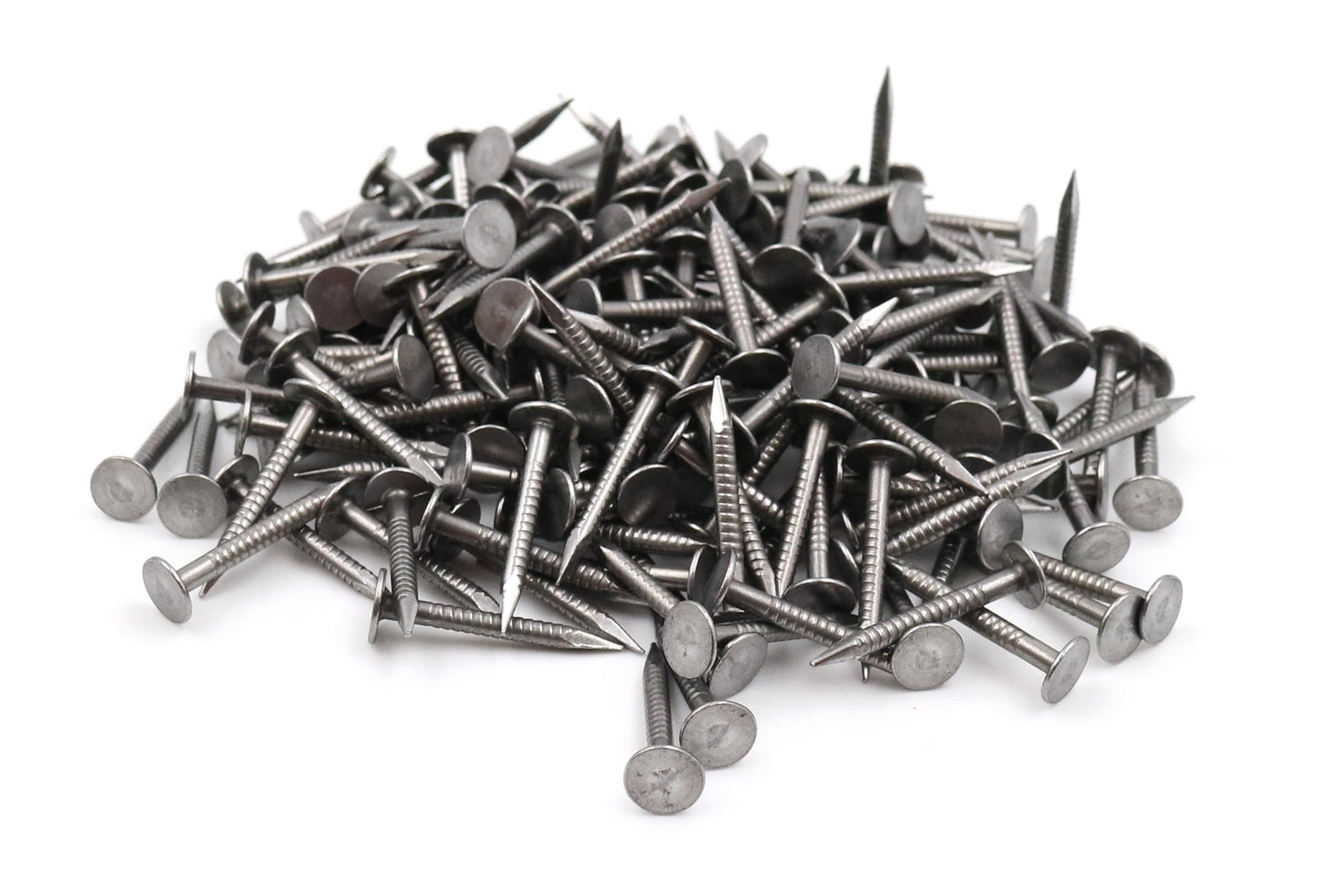 Design61 Belt Pins 20 x 2.0 mm Nail Nails Large Round Head Long Sharp Tips Blued 100g (approx. 180 pieces)
