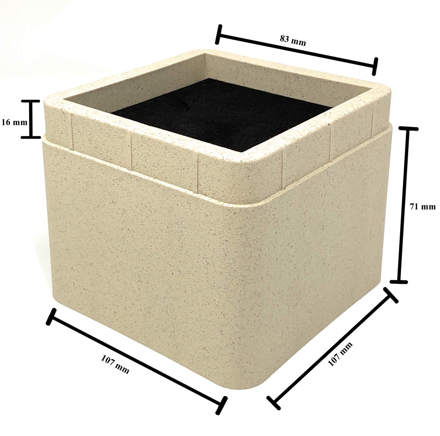 Design61 Set of 4 Furniture Risers Bed Risers Furniture Riser Table Riser Elephant Foot Bed Riser
