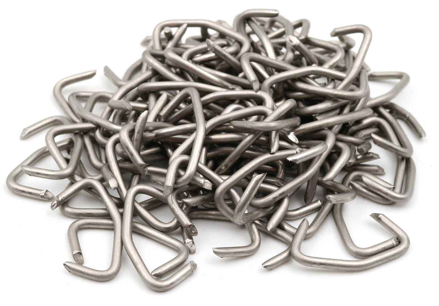 Design61 Upholstery staples 25mm galvanized curved 100 pieces