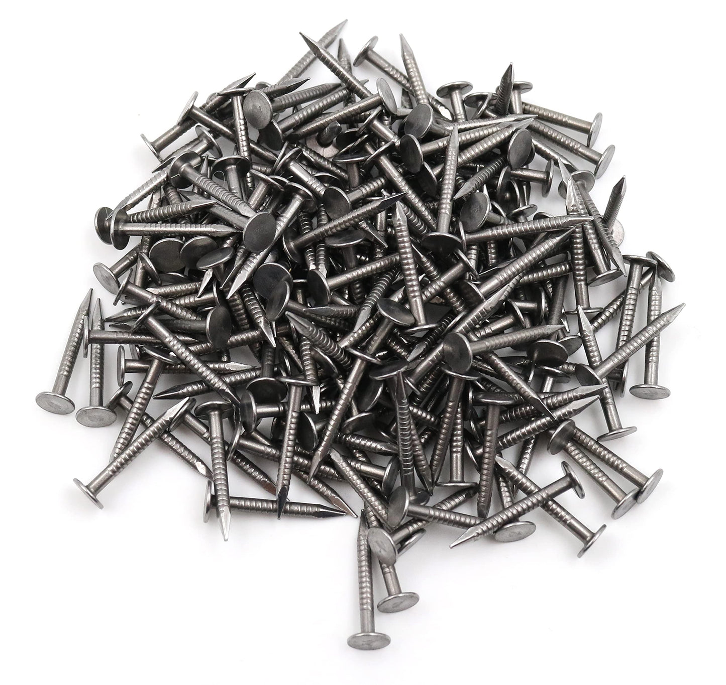 Design61 Belt Pins 20 x 2.0 mm Nail Nails Large Round Head Long Sharp Tips Blued 100g (approx. 180 pieces)