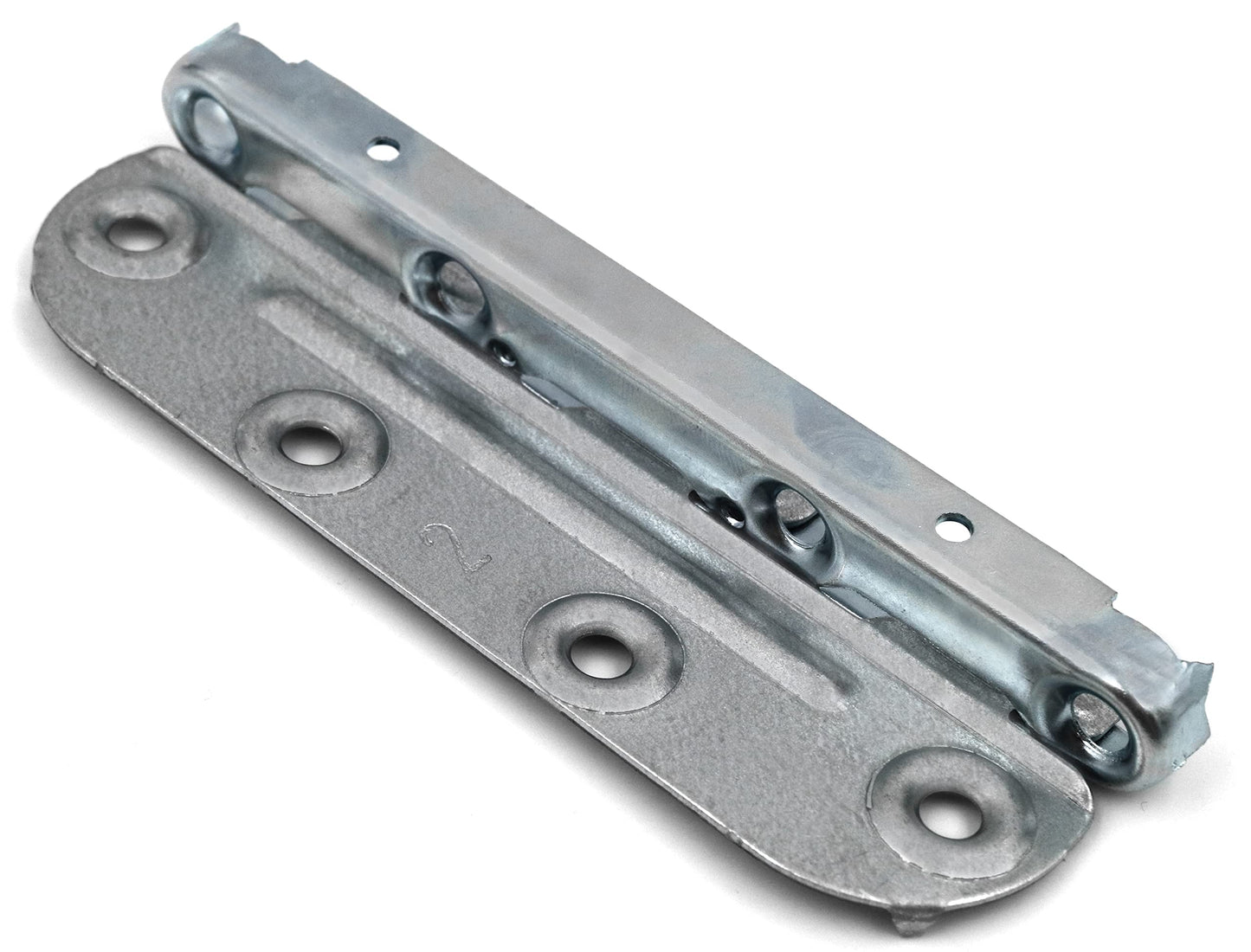 Design61 set of 4 bed fittings, bed connectors, bed fittings for slatted frames, furniture connectors complete set for screwing 130 mm