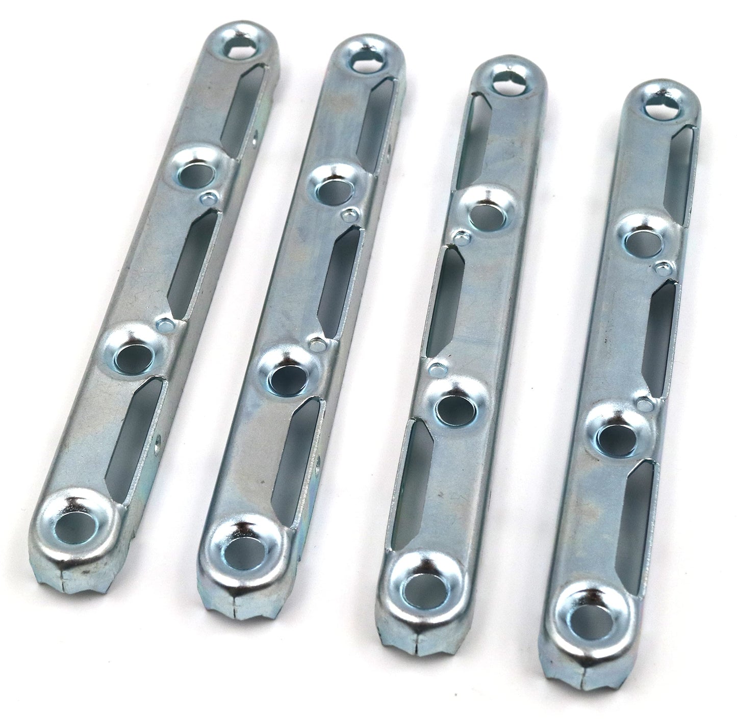 Design61 set of 4 bed fittings, bed connectors, bed fittings for slatted frames, furniture connectors complete set for screwing 130 mm