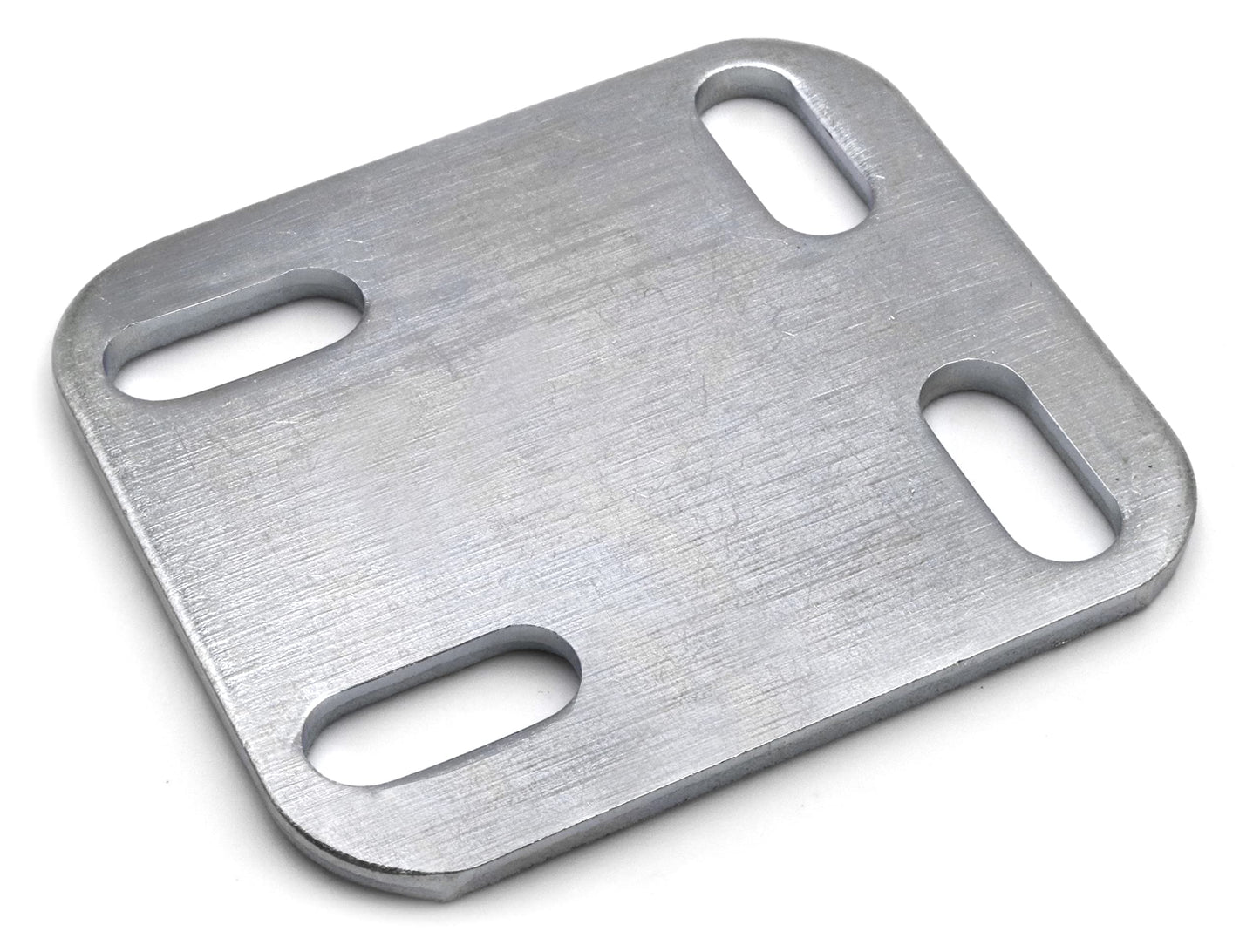 Design61 4-piece flat connector with long hole wood connector metal connector fixing plate screwing plate mounting plate 60 mm x 53 mm