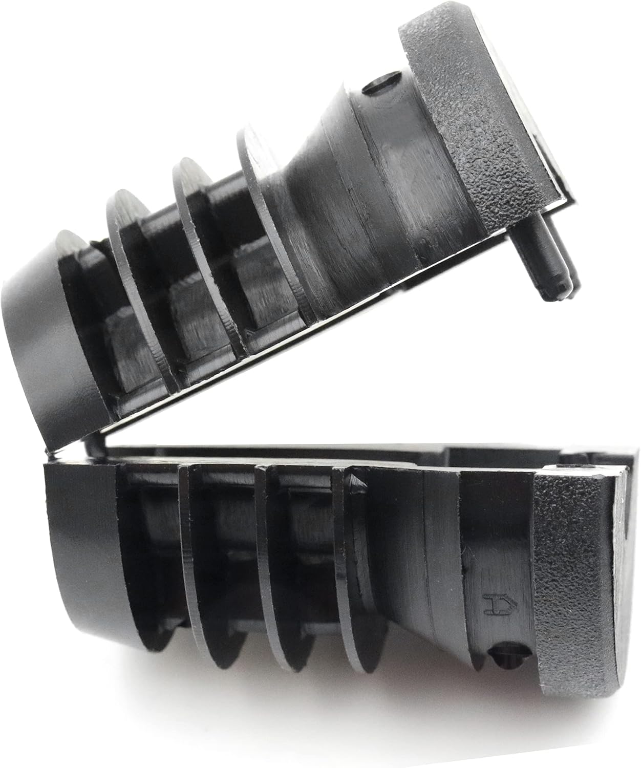 Design61 8X Justierstopfen für Rundrohr OHNE Gewinde Ø32mm 1,5 mm passend für M8 Metallmutter