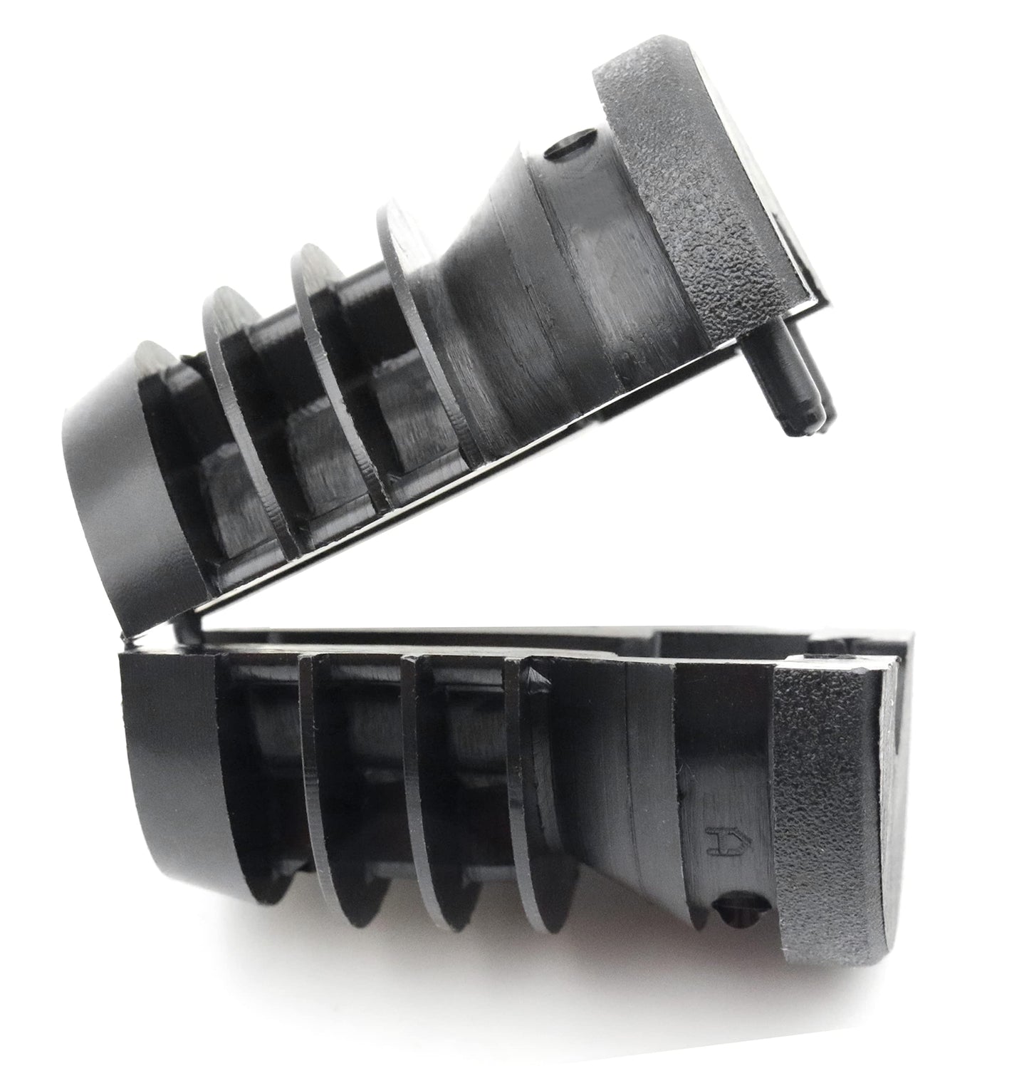 Design61 8x bouchons de réglage pour tube rond SANS filetage Ø32mm 1,5-2 mm adapté pour écrou métallique M10