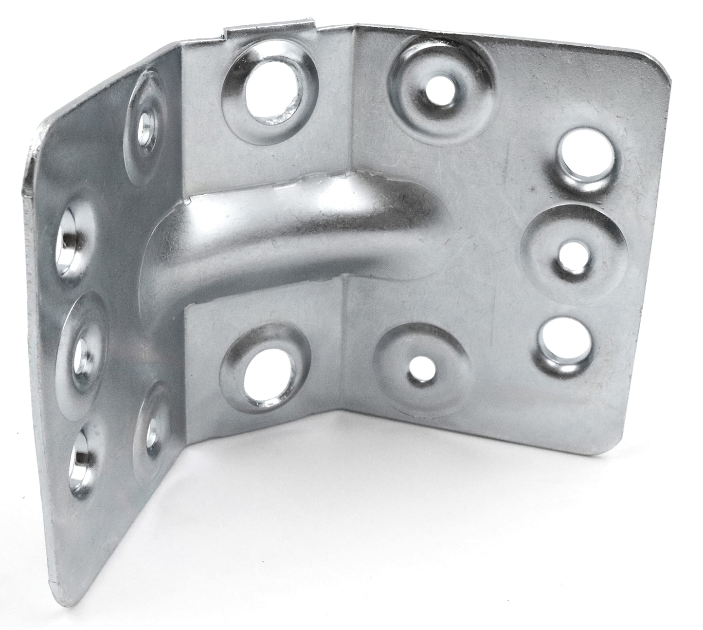 Design61 lot de 4 équerres pour pieds de table, acier 100 mm x 70 mm