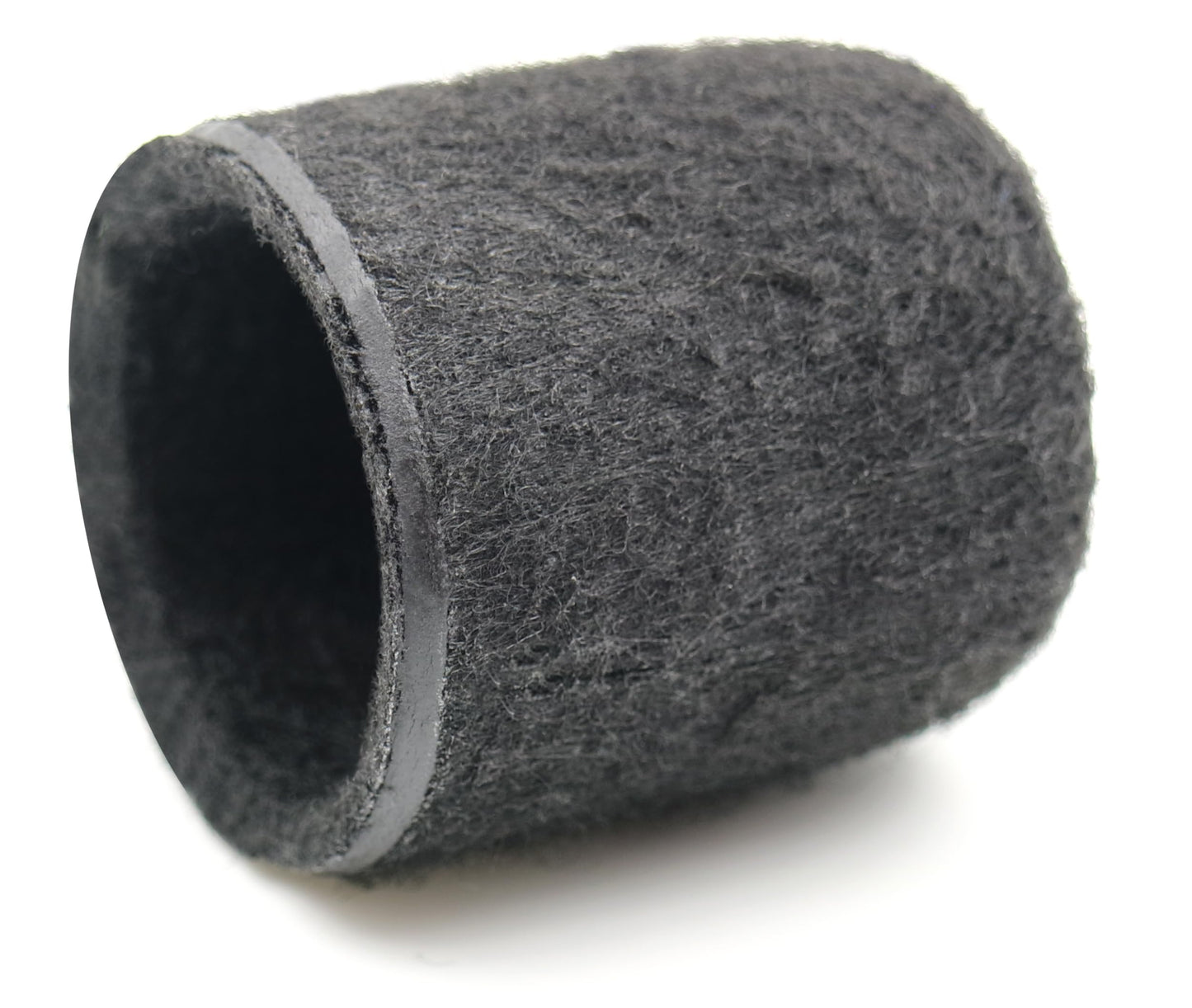 Design61 Lot de 4 patins en feutre pour chaises à tube rond de 22 mm de diamètre, noir