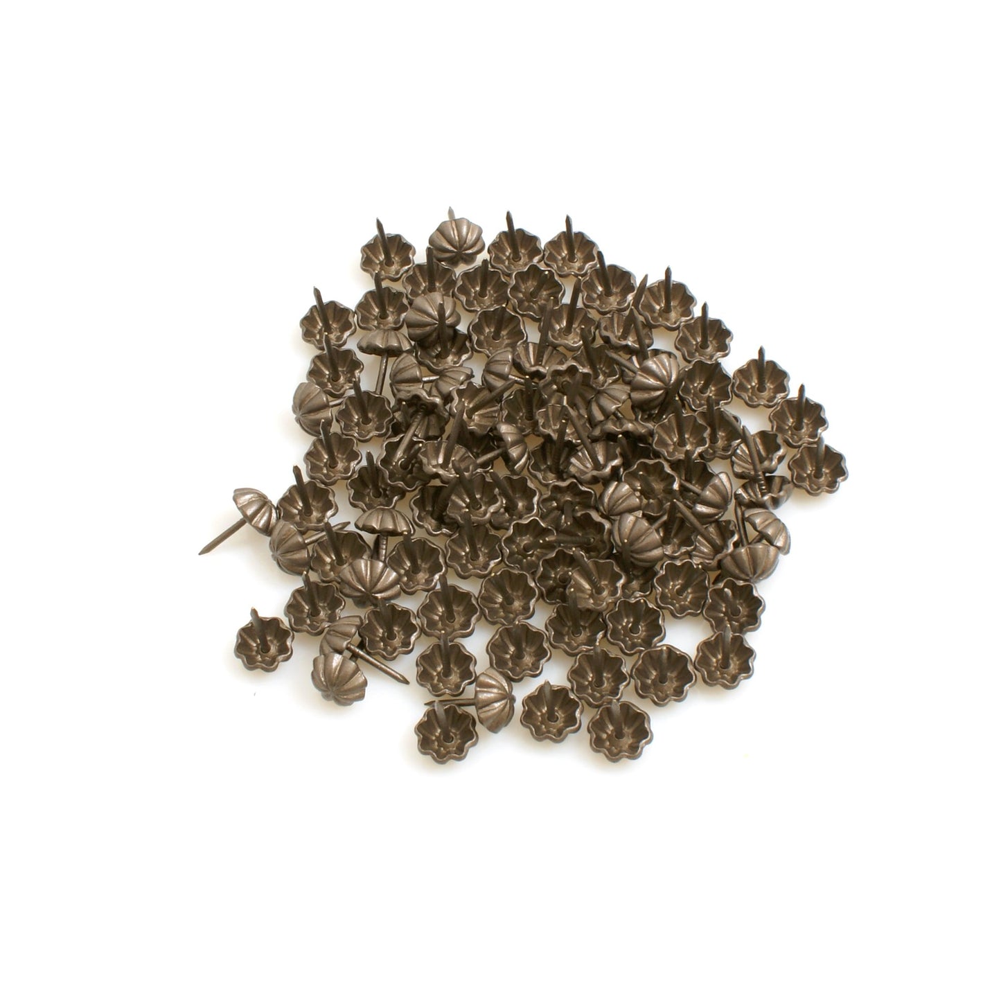Design61 Clous décoratifs 100 pcs. Clous de tapisserie Clous de meubles 13x12mm rétro laiton antique