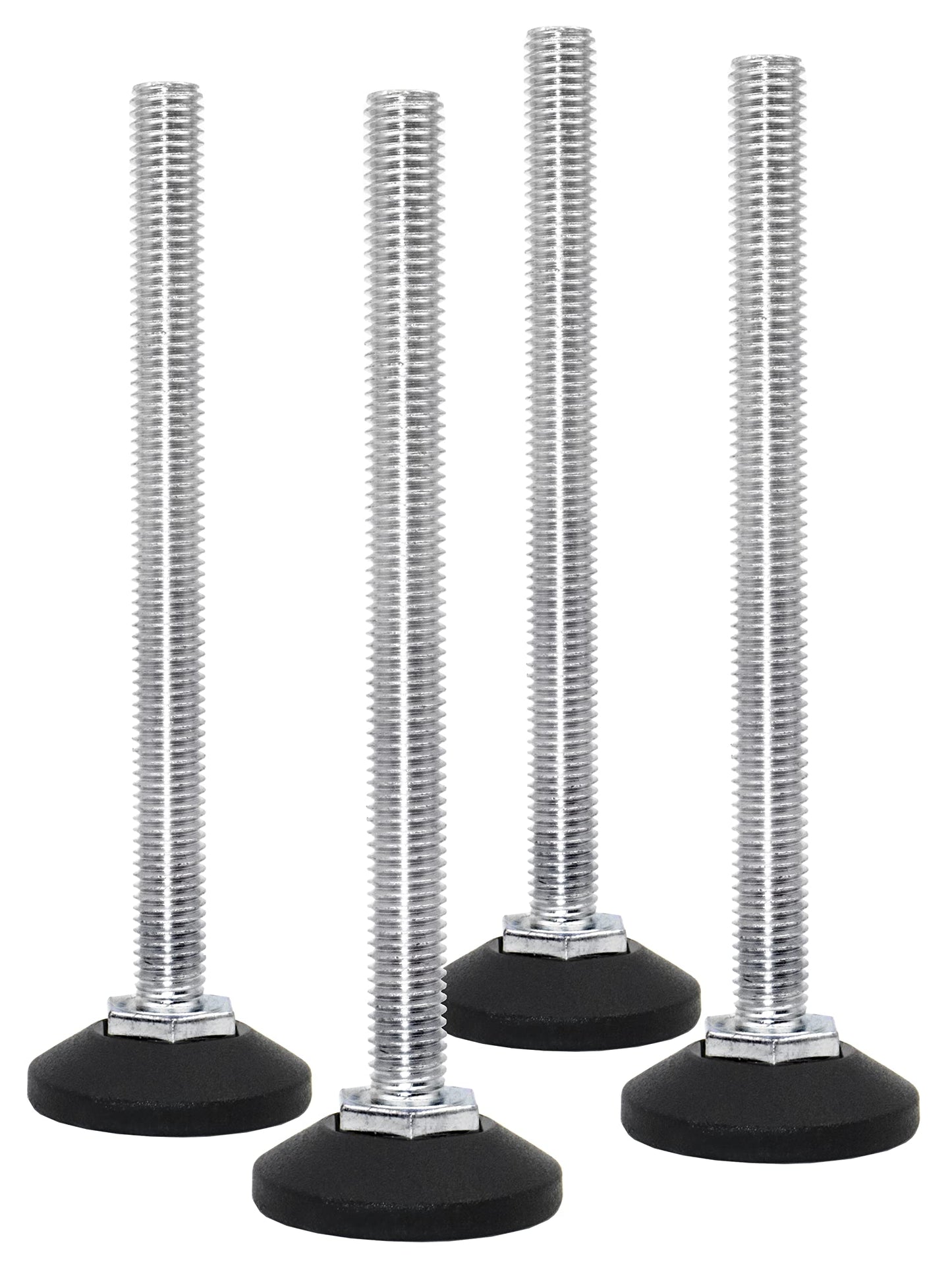 Design61 4X adjusting screw Ø 38 mm with galvanized adjusting screw M10 x 100 mm