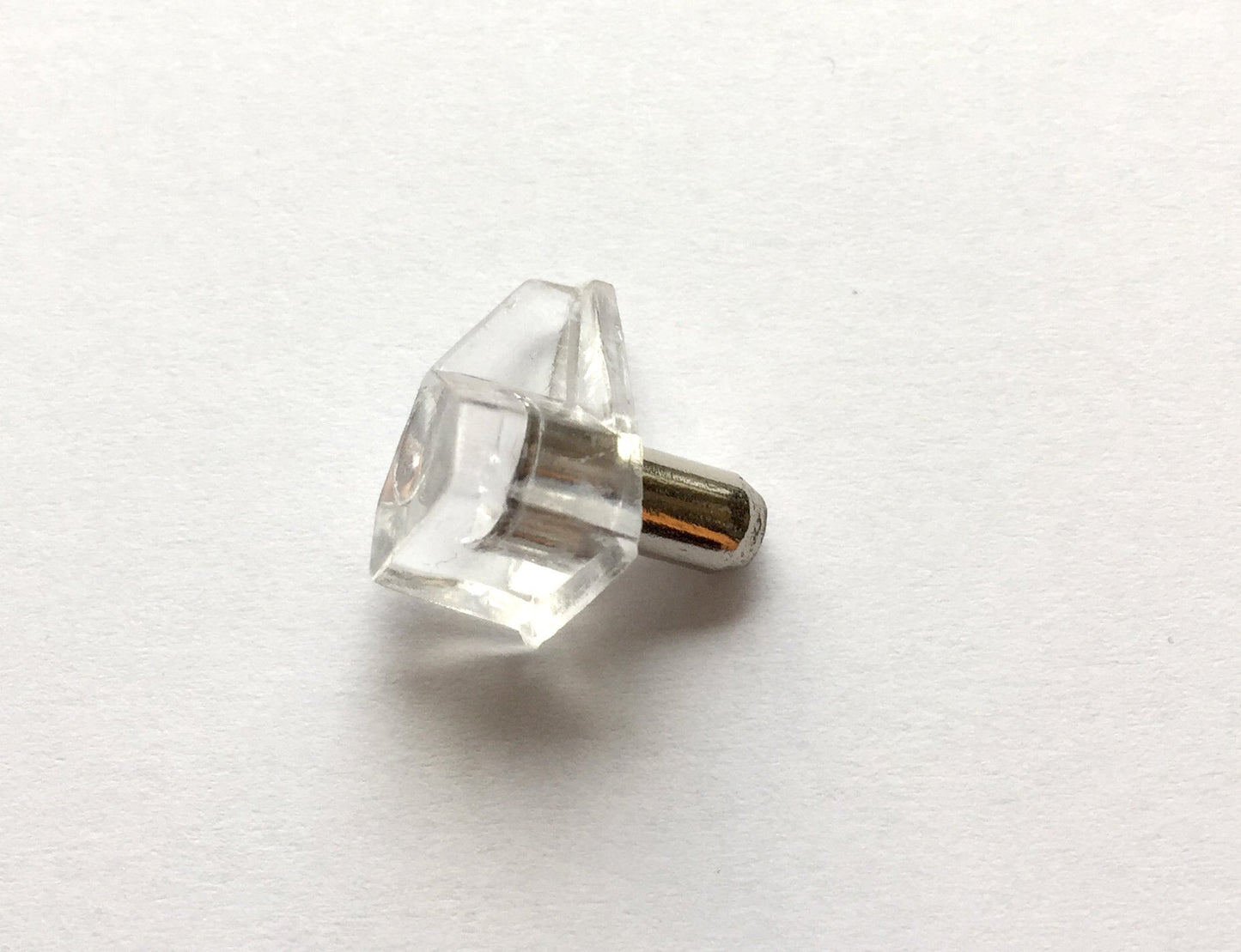 Design61 20 supports d'étagère avec tige en acier Ø 5 mm en transparent