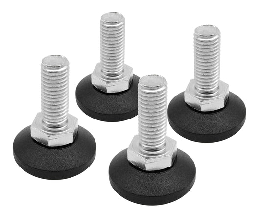 Vis de réglage Design61 4X Ø 38 mm avec vis de réglage galvanisée M12 x 30 mm (base rotative)