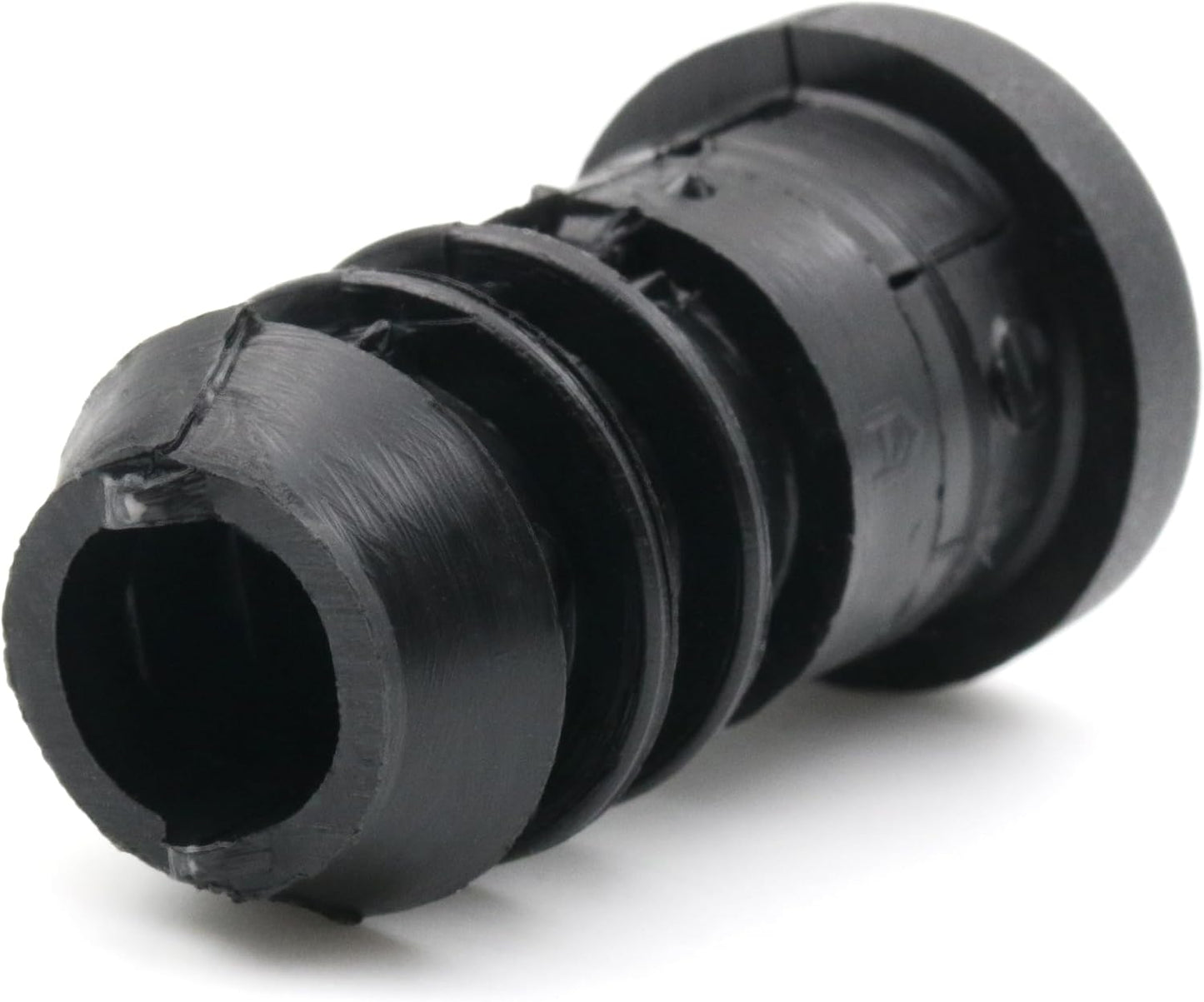 Design61 4x Gewindestopfen Justierstopfen für Rundrohr mit eingelegter Metallmutter Ø20mm 2 mm mit M8 Innengewinde