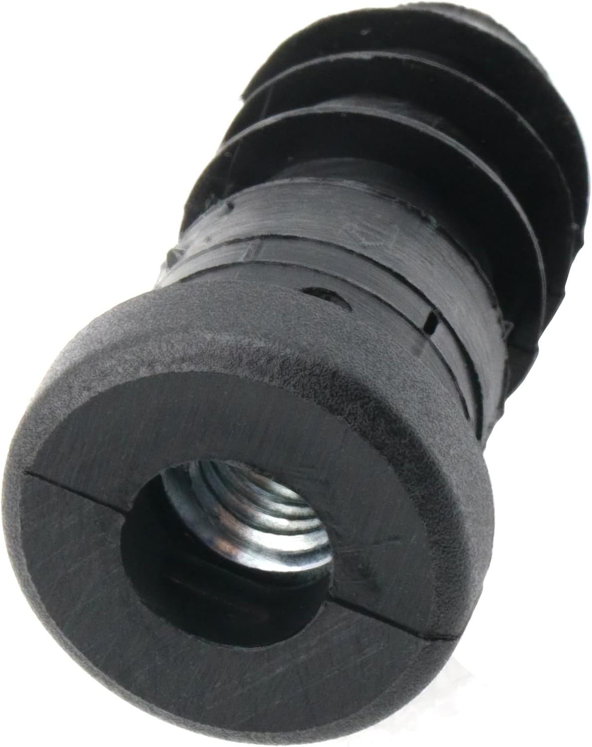 Design61 4x Gewindestopfen Justierstopfen für Rundrohr mit eingelegter Metallmutter Ø20mm 2 mm mit M8 Innengewinde