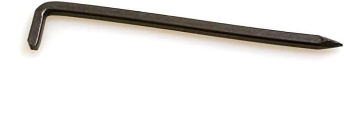 Design61 50x Konsolhaken Stahlhaken Vierkantdraht Ø 2,0 x L 25 mm aus Eisen