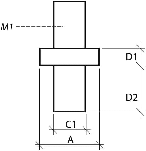 Design61 2x 2-Wege Steckverbinder Rohrverbinder für Rundrohre mit Außendurchmesser von 20mm