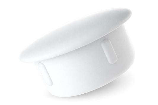 Design61 20x Abdeckstopfen für Bohrungen Ø 5 mm zum Eindrücke Schutzstopfen Rundblindstopfen Weiß Kunststoffstopfen zum Schutz vor Staub und Beschädigung