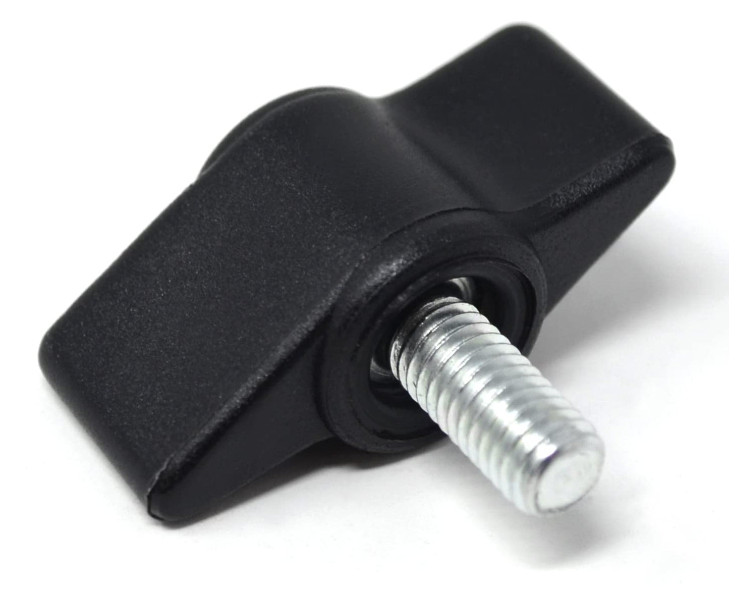 Design61 4x Flügelschraube Kunststoff mit Gewindebolzen Stahl M5 x 10 mm