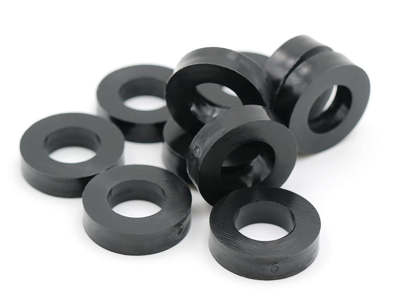 Design61 10x Distanzstücke Distanzhülsen Unterlegscheiben L 6 mm x Ø 15/8,2 mm M8 Rund HD-Polyethylen