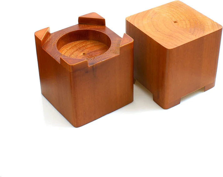 Design61 1x Echtholz Möbelerhöher für Zusatzfuß am Bett