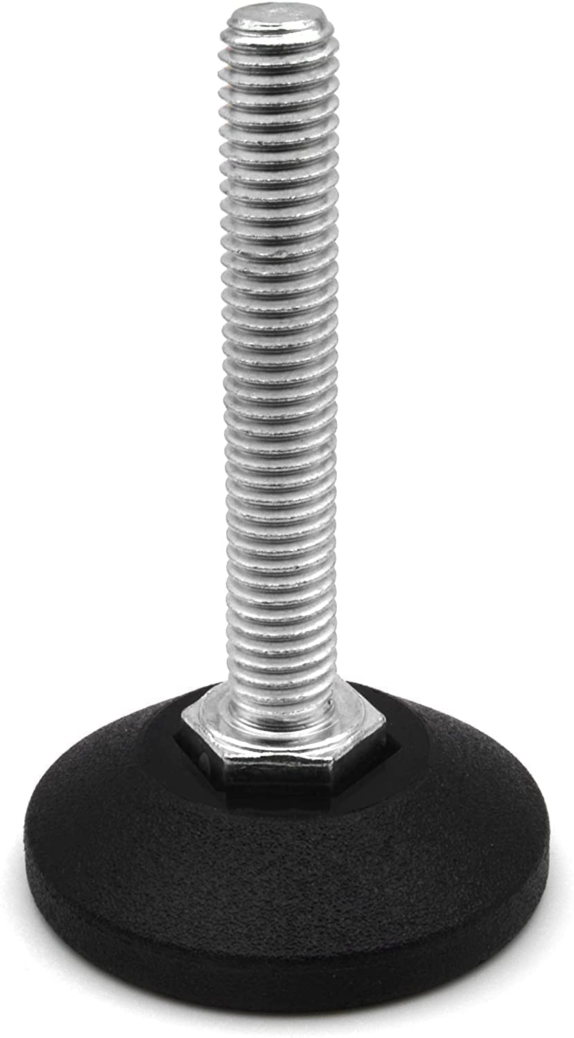 Design61 4X Verstellschraube Justierschraube Ø 38 mm mit verzinkter Stellschraube M10 x 70 mm