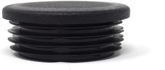 Design61 4x bouchons à lamelles pour tubes ronds Ø 58-62 mm en noir