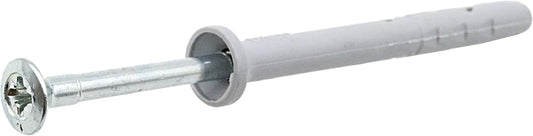 Design61 25x Nageldübel Dübel 8 x 80 mm mit gehärtetem Senkkopf Nagel PZ3 Kreuzschlitz Nylon Schlagdübel für Beton Stein Vollziegel Schnellmontage für Innen & Außen