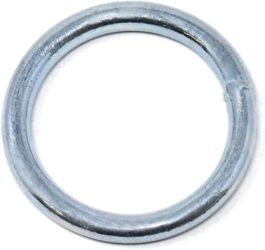 Design61 10er Set Stahlring O-Ring Rundringe 6 mm x 50 mm Metallring Runde Ringe Stahl-Rundringe Verzinkt Robust Korrosionsgeschützt